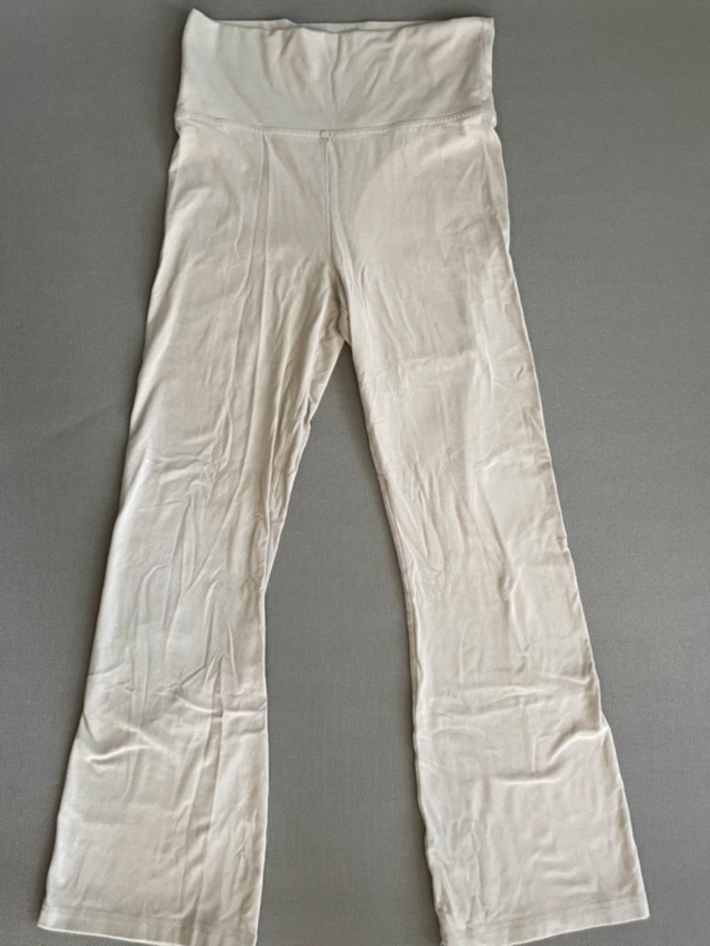 Victoria's Secret Cream Flare Yoga Pants